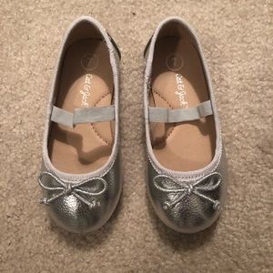 SALE⚡️ Cat & Jack Silver Ballet Flats